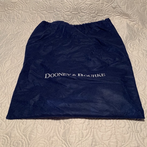 Dooney & Bourke Croco-Embossed Leather Double Strap Tassle Bag - Picture 14 of 14